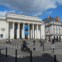 The city center close to my IES center with the Theatre Graslin, an iconic landmark of Nantes