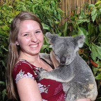 Holding a Koala from the Rainforestation Sanctuary in Cairns