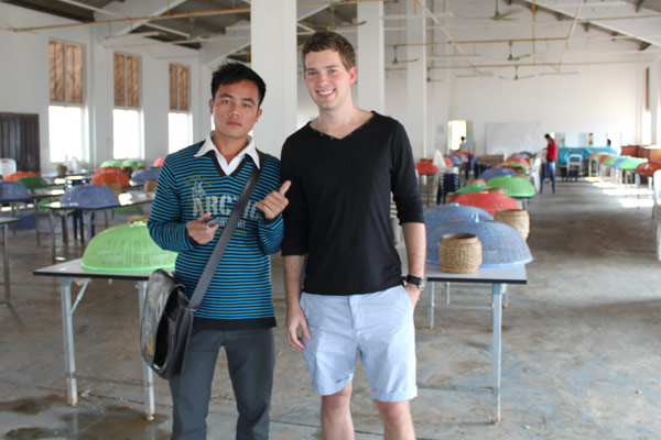 Ivar volunteered in Laos with UBELONG