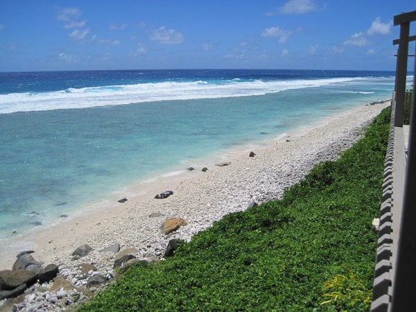 Views of the beaches on the Cook Islands