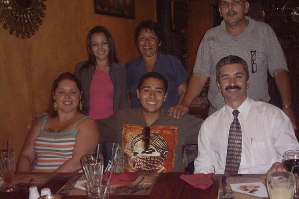 Estevan with his co-workers in Costa Rica