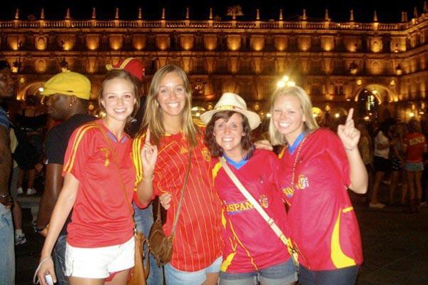 Allison witnessed Spain's first ever World Cup victory in 2010