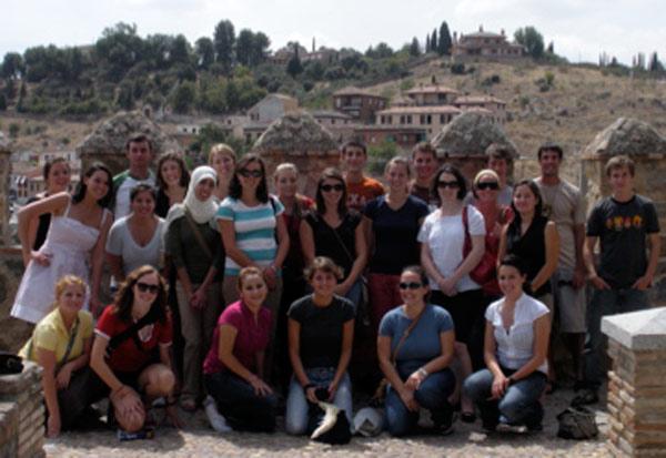 API students visiting Segovia, Spain