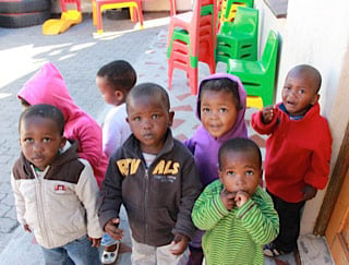 children in South Africa