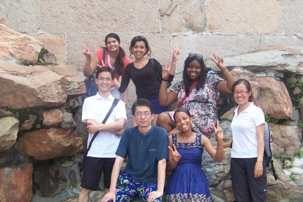 Natasha with other CRCC interns in China!