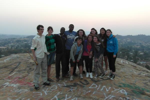 Tara with other Gap Medics students in Tanzania