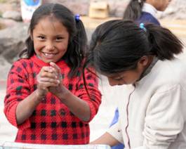 Girls in Cusco, Peru