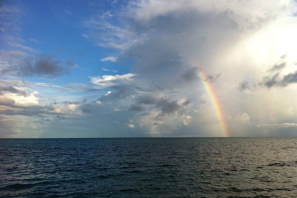 Views of the ocean from Fiji