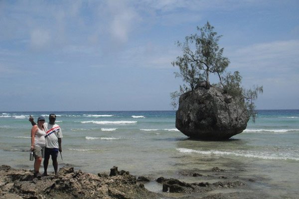 Jaimie exploring the beautiful beaches of Vanuatu