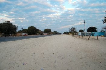 Sunset in Namibia