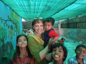 Work with children in India