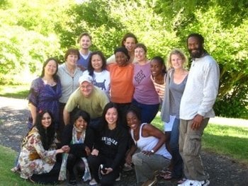 A smiling group of Be the Change attendees!