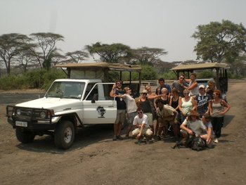 Floris with several volunteers from the Legodimo group