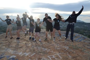 On top of Gangilonga Rock, looking over Iringa, where Adelaide volunteered