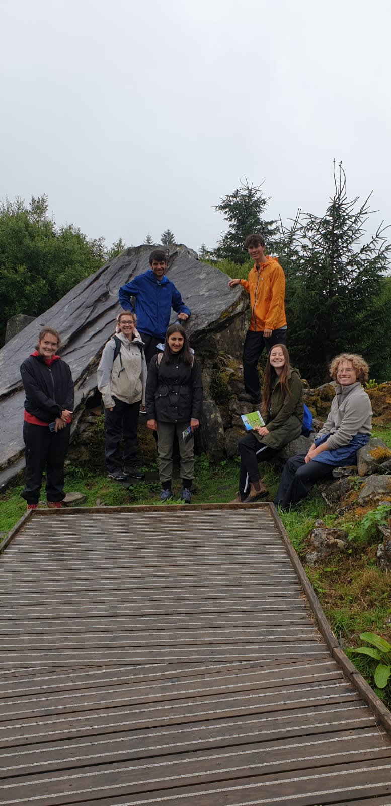 The group having fun at Cavan Buren