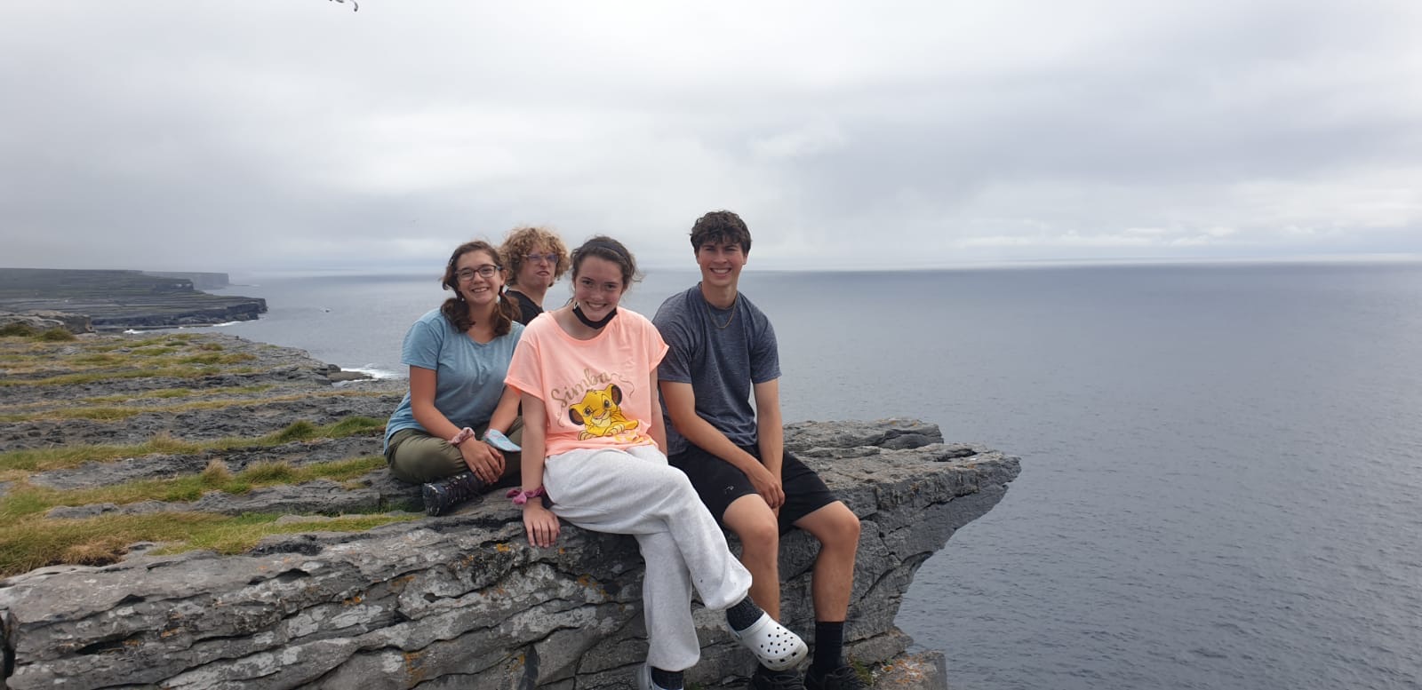 Dun Angus, a prehistoric fort on the sea cliffs of the Aran Islands