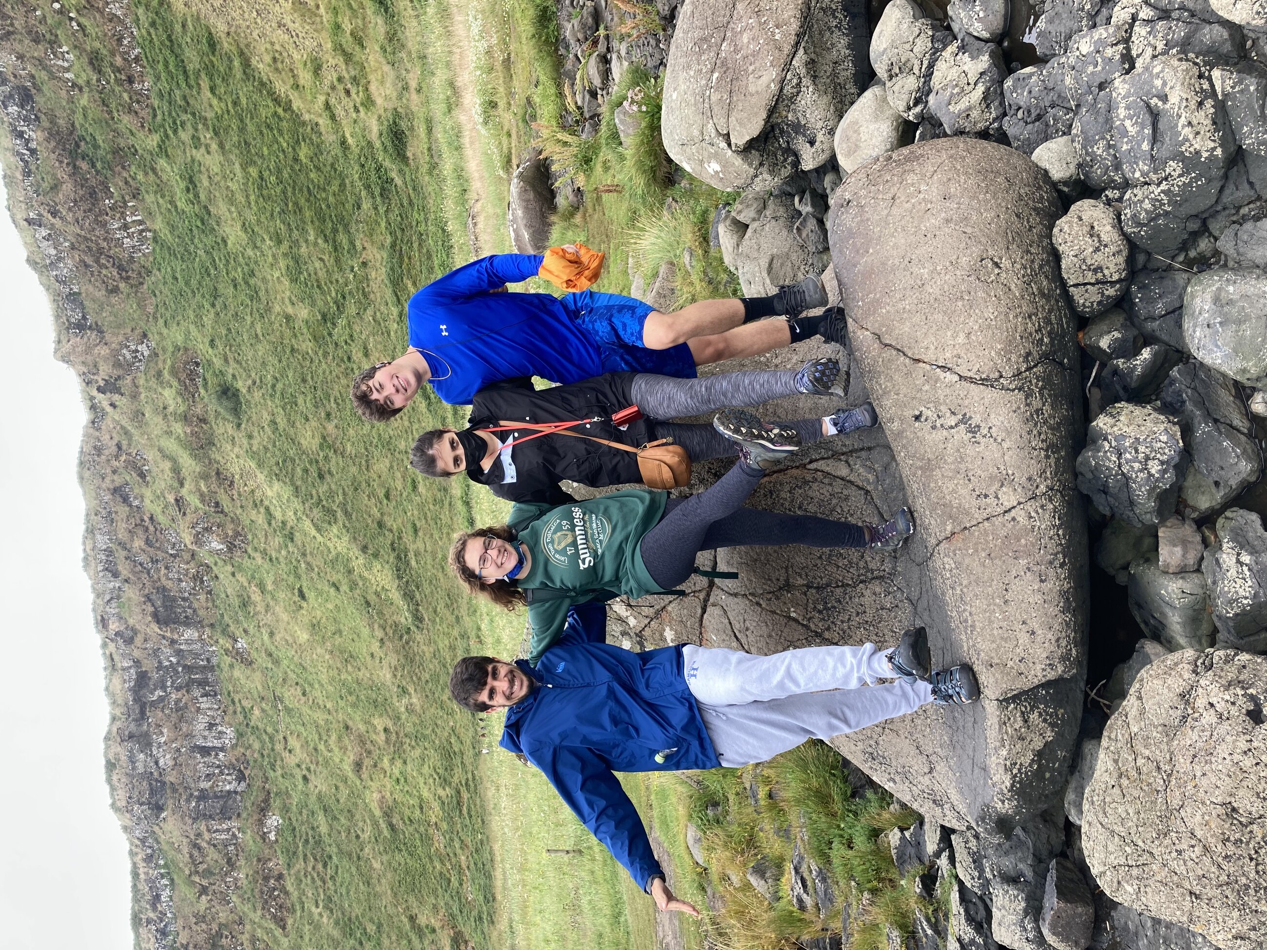 The Giant’s Boot at Giant’s Causeway. We learned about the legend of the landmark and explored the cool geological formations!