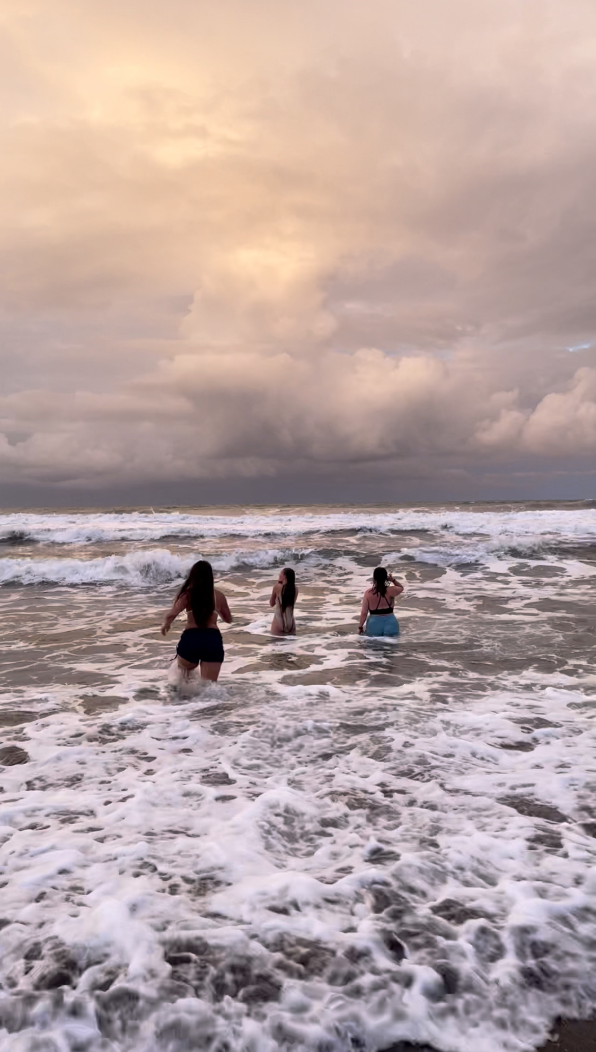 Sunset swim