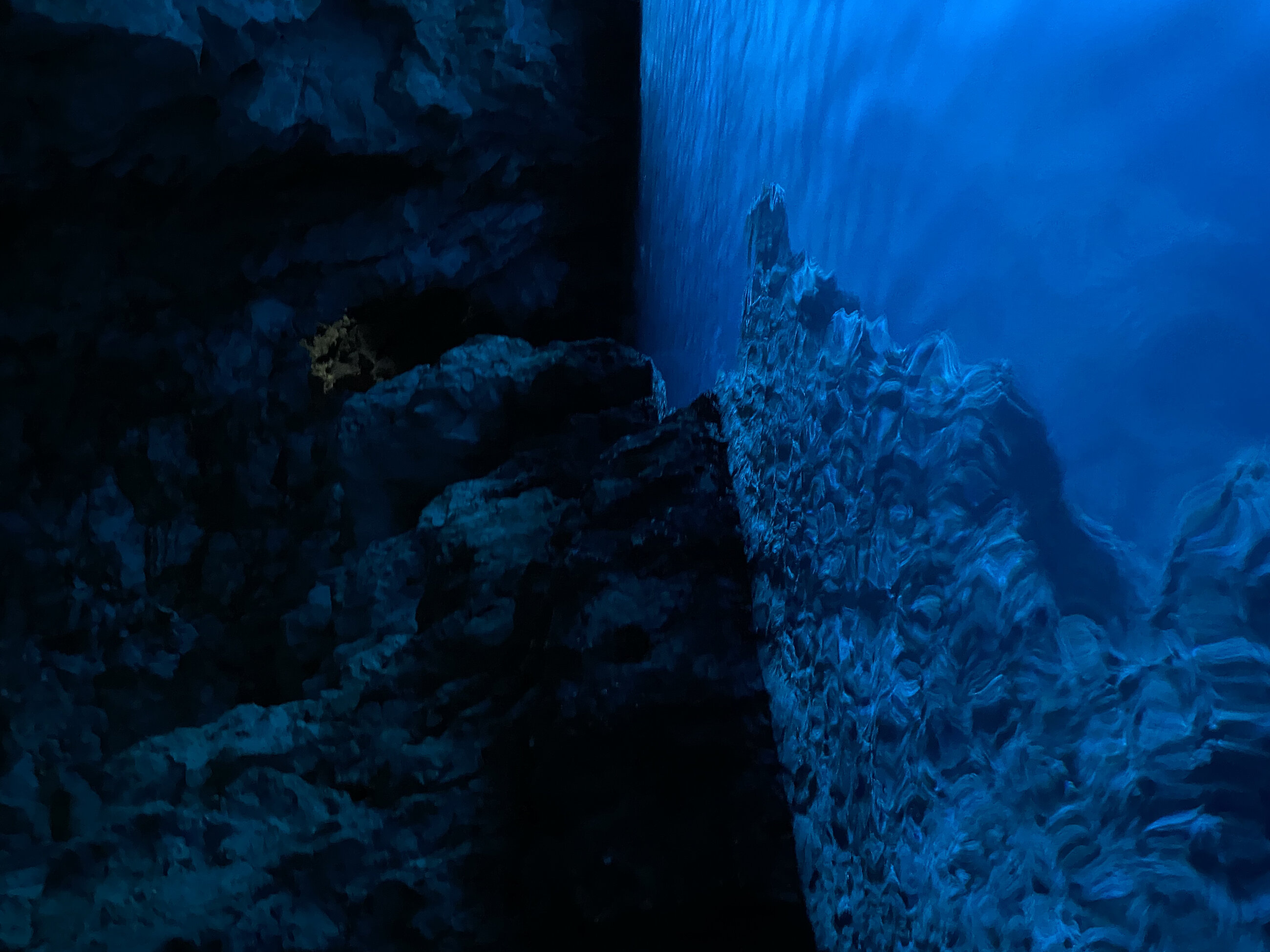 The breathtaking blue cave