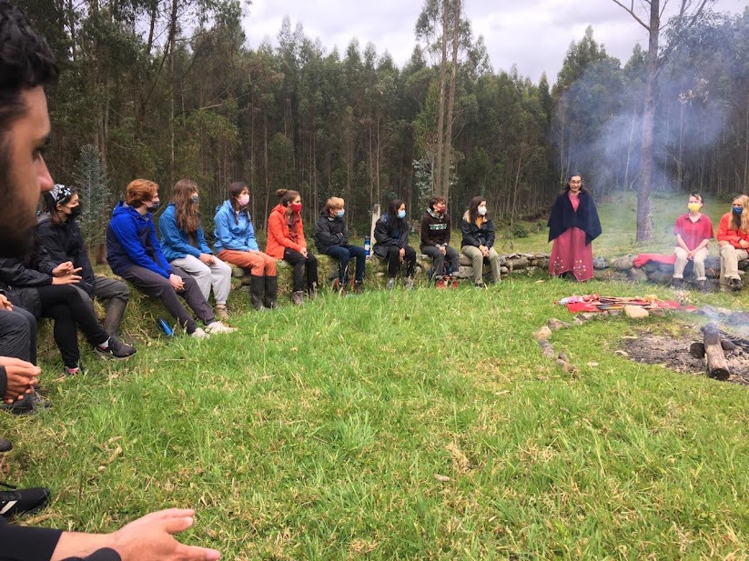 The Group Participates in a Traditional Ceremony