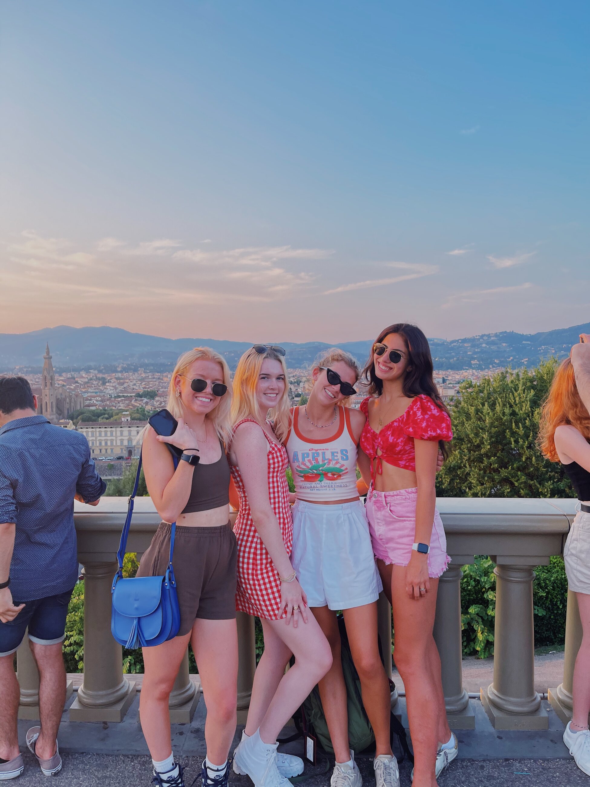 sunset in Florence