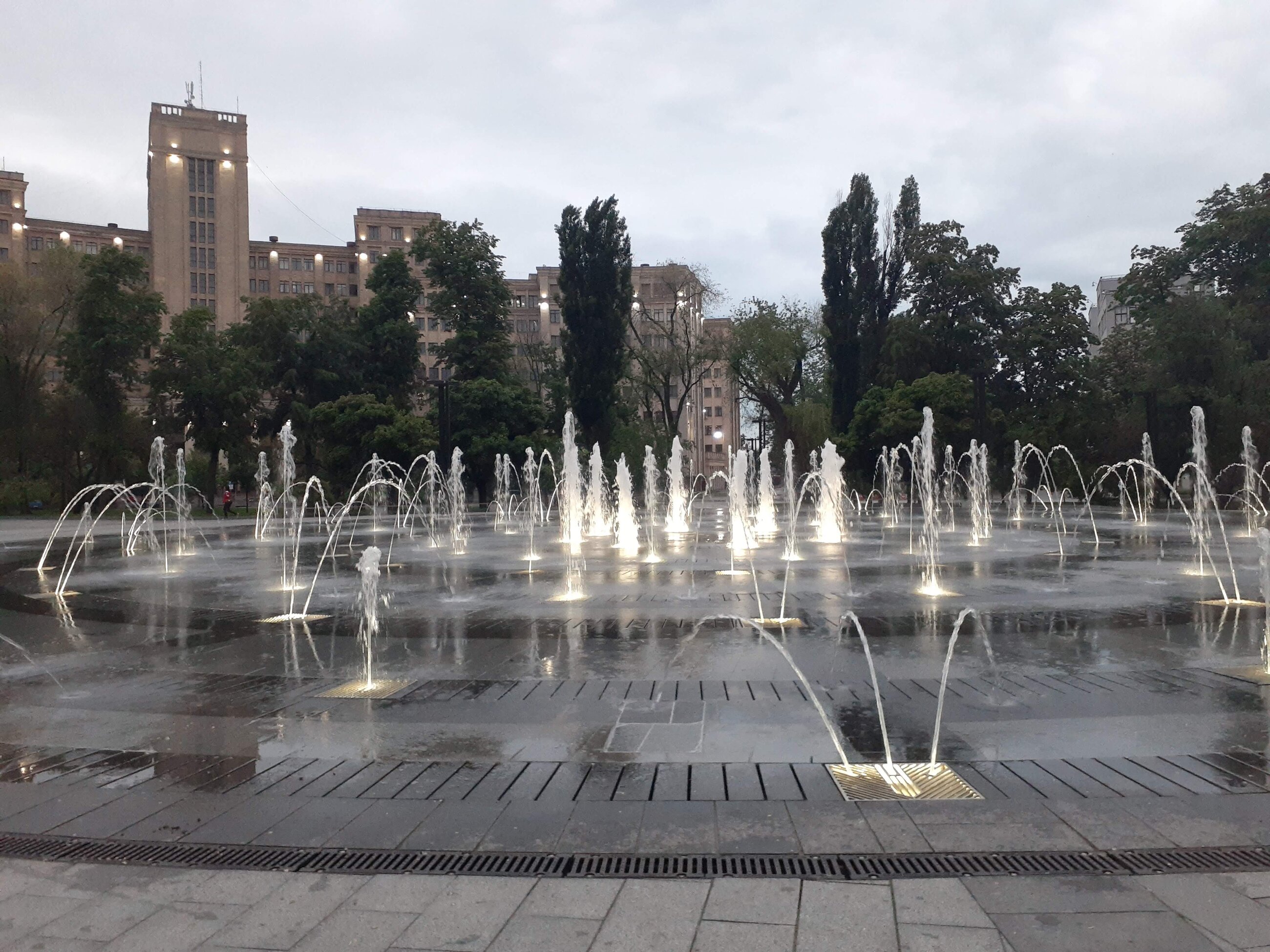 Freedom square in Kharkiv