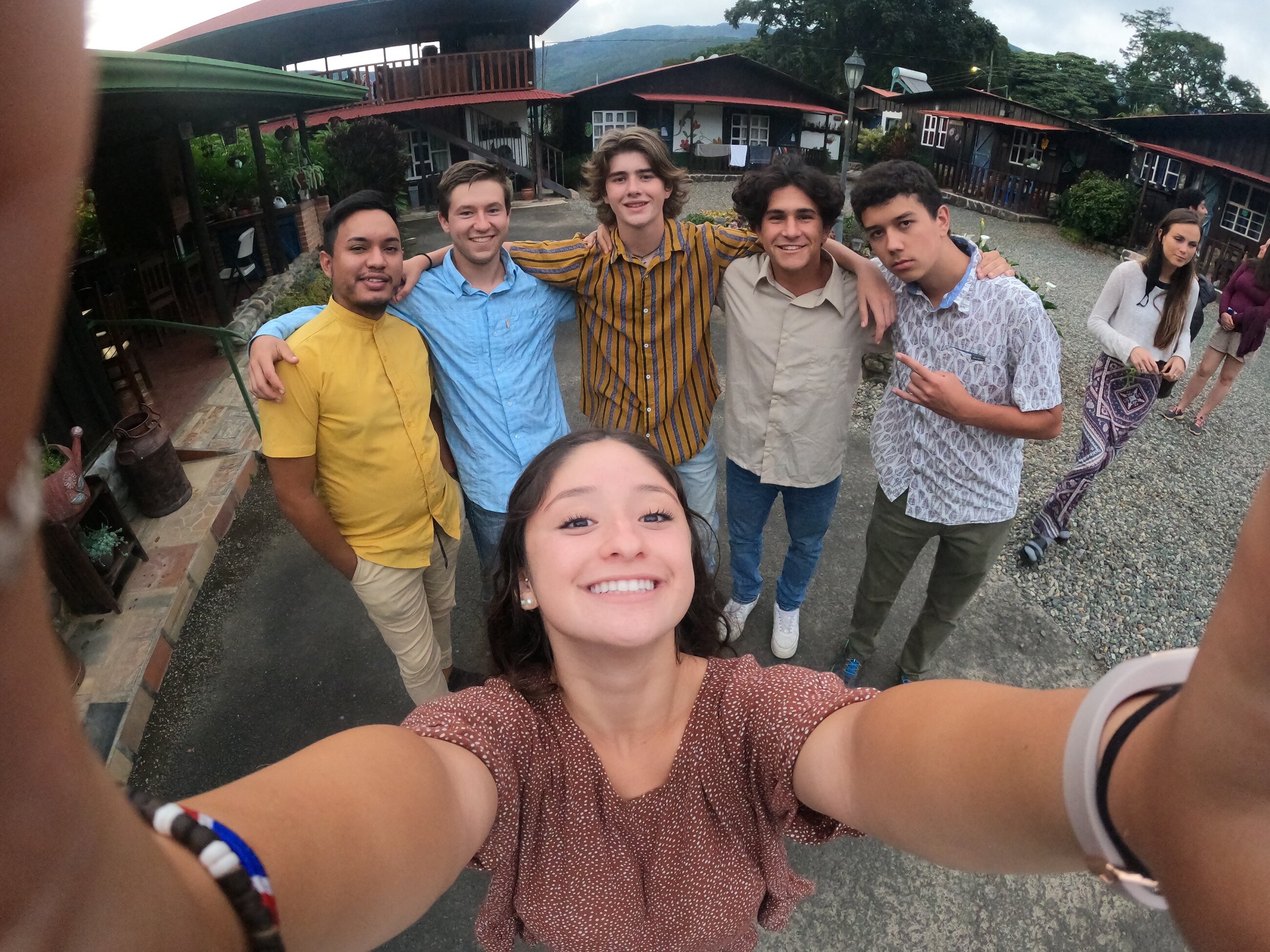 On our way to dinner!