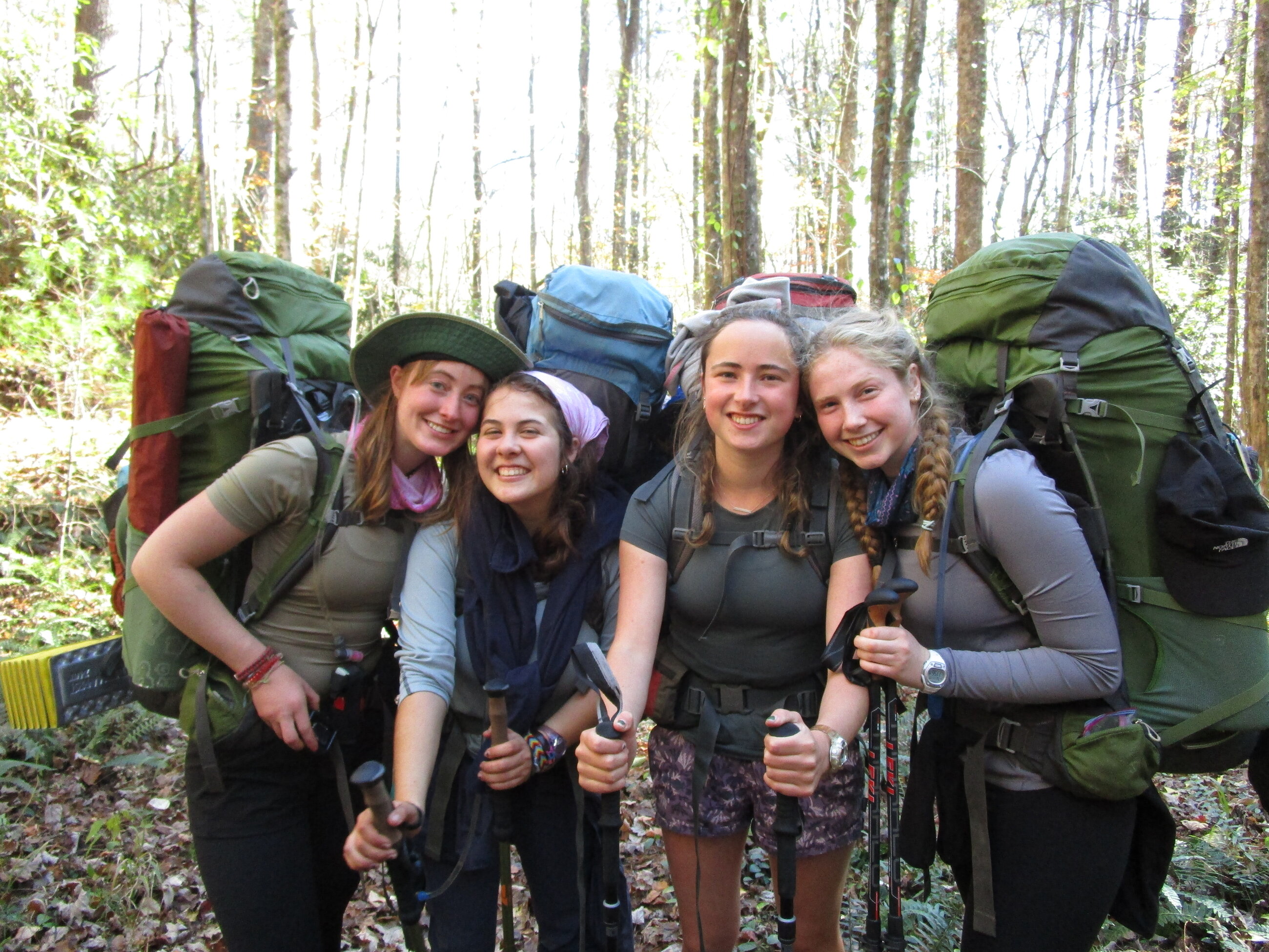 This was our capstone backpack! Us students had planned all the logistics, food, and gear for the trip using the summation of skills we learned over the semester.
