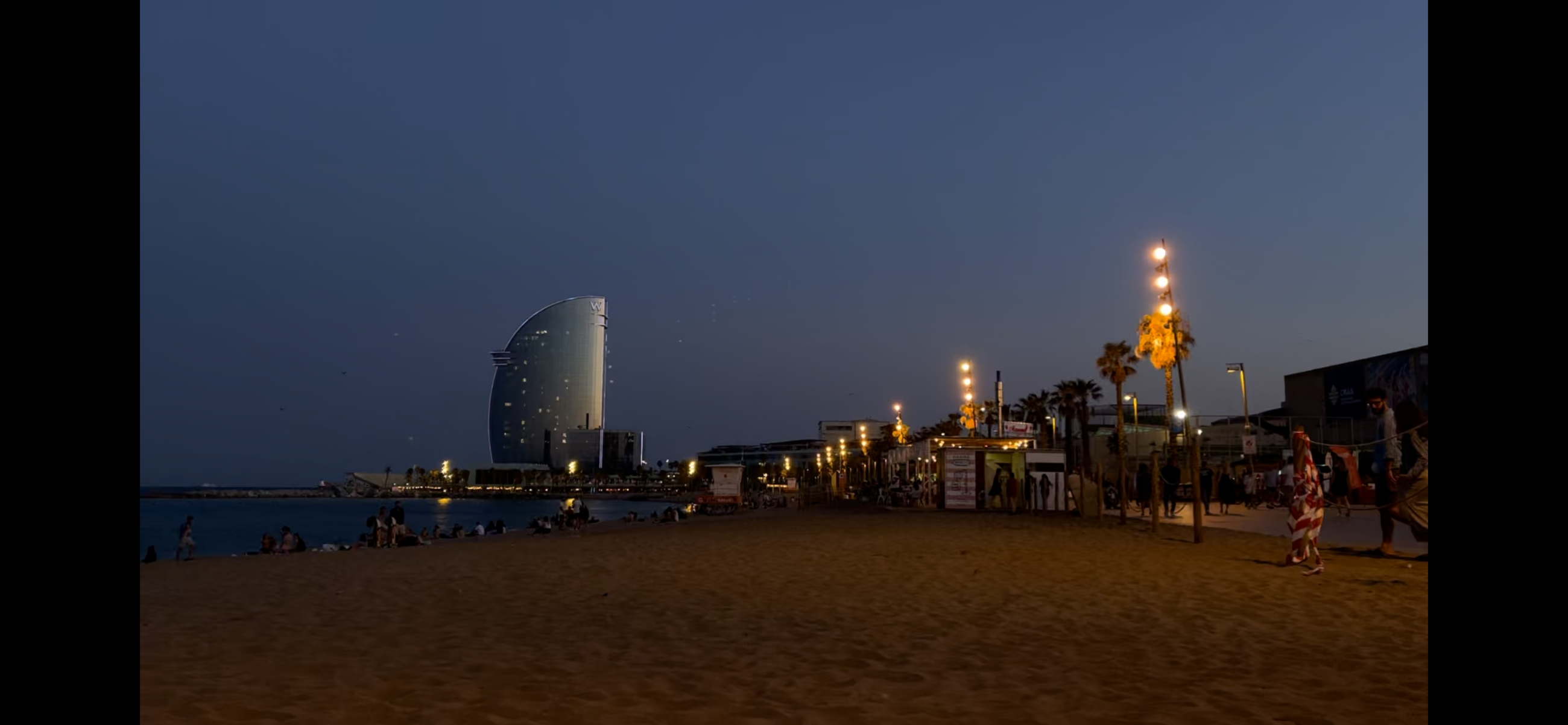 Beach night by the W Hotel