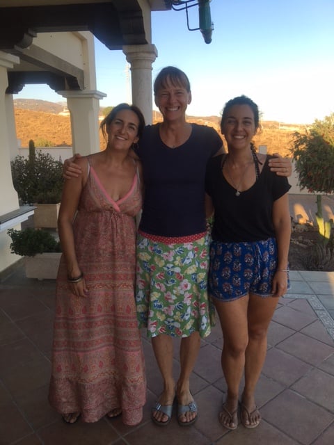Me in the middle with my amazing teachers, Fans and Elisabeth.