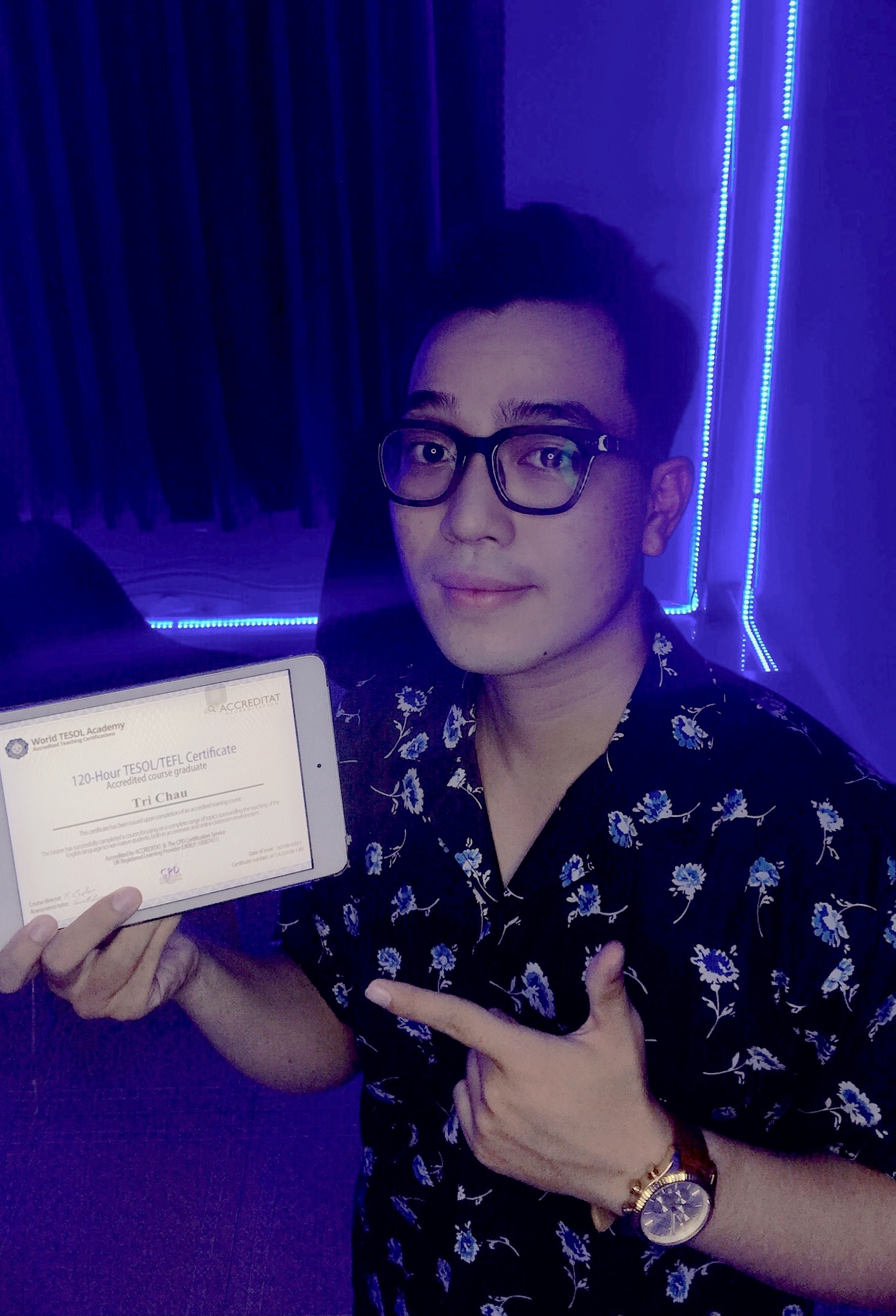 My online certificate