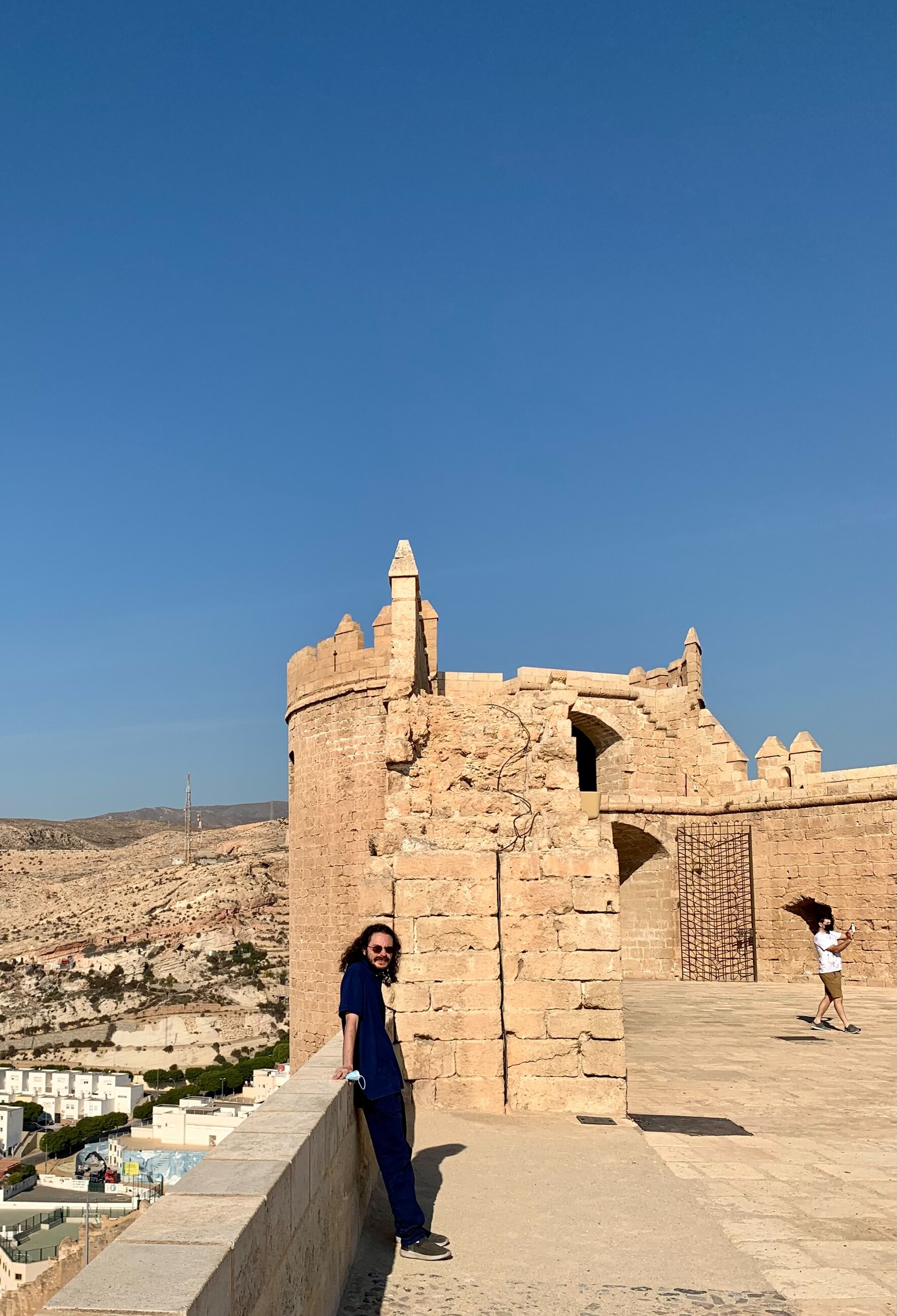 Myself at the famed Alcazaba fortress in the city of Almeria, Andalucía, Spain.