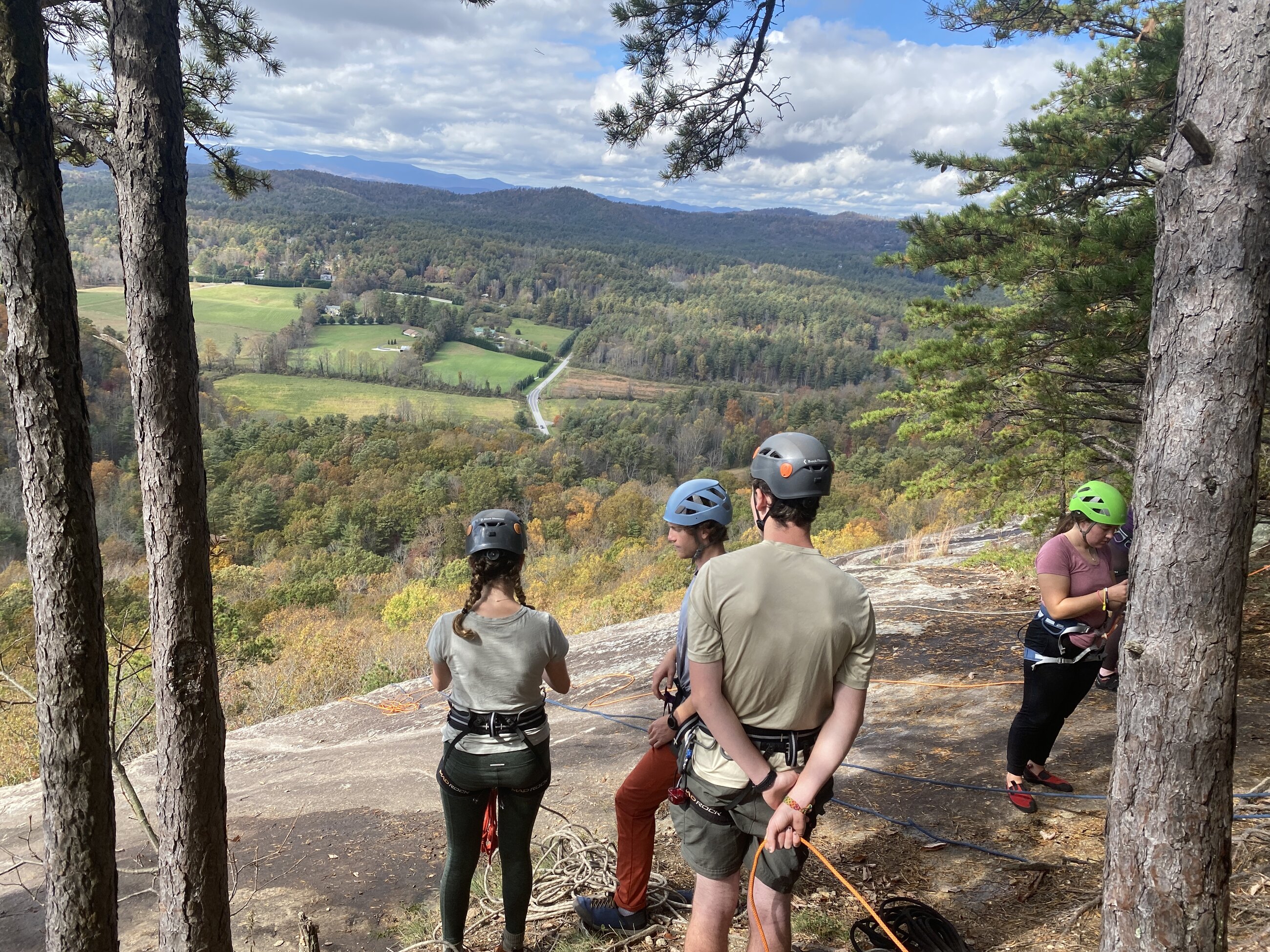Rappelling With a View