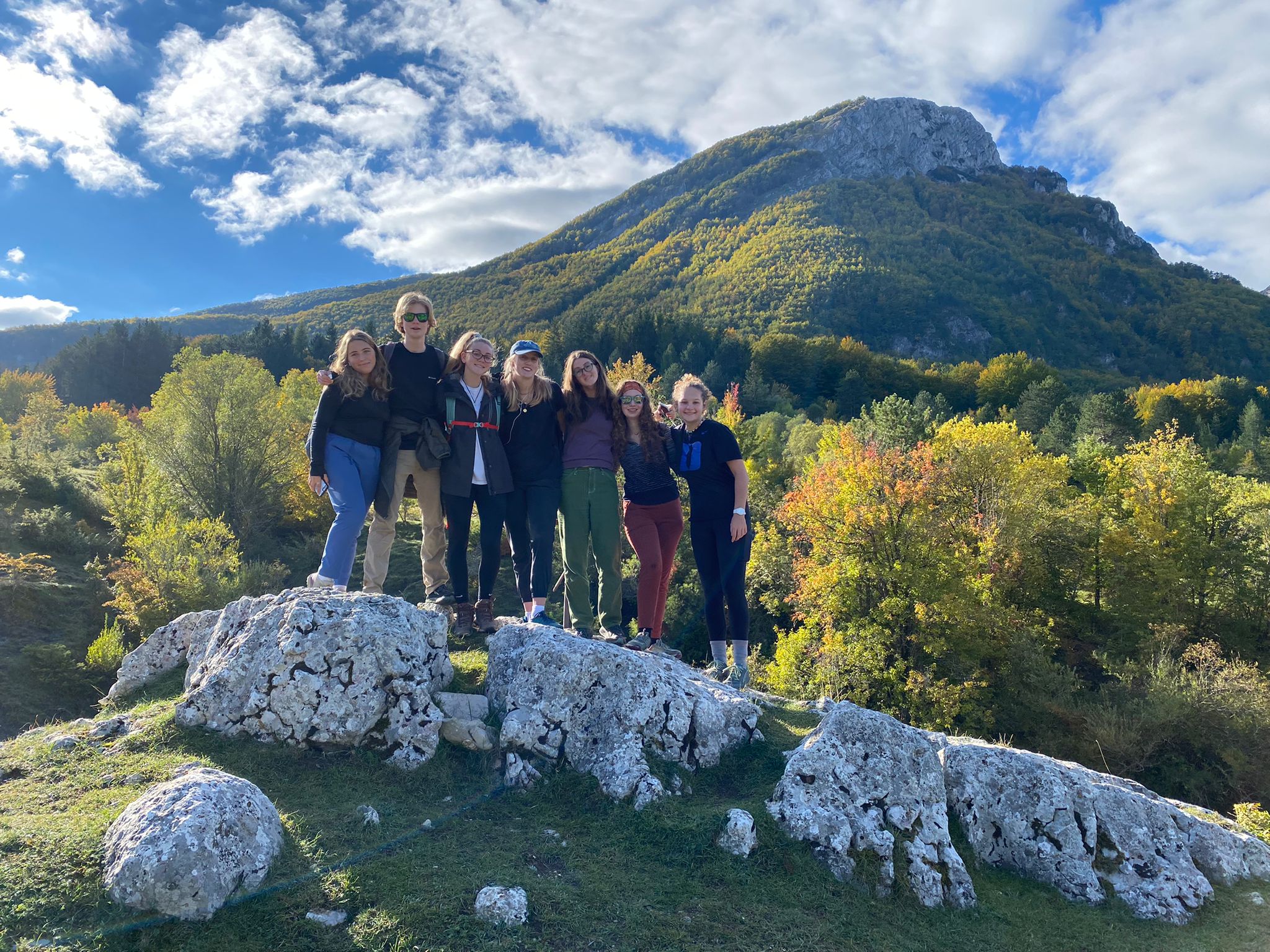 Group photo on trek 