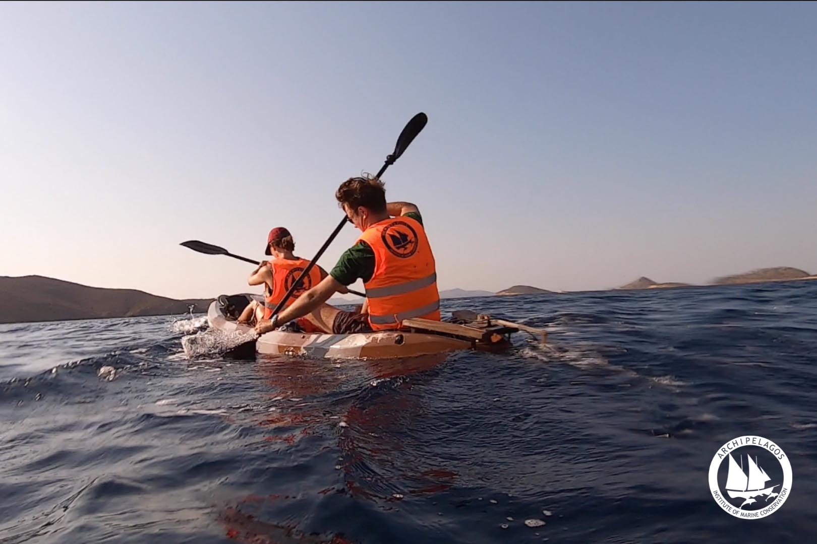 Sonar equipped kayak mapping of protected seagrass meadows