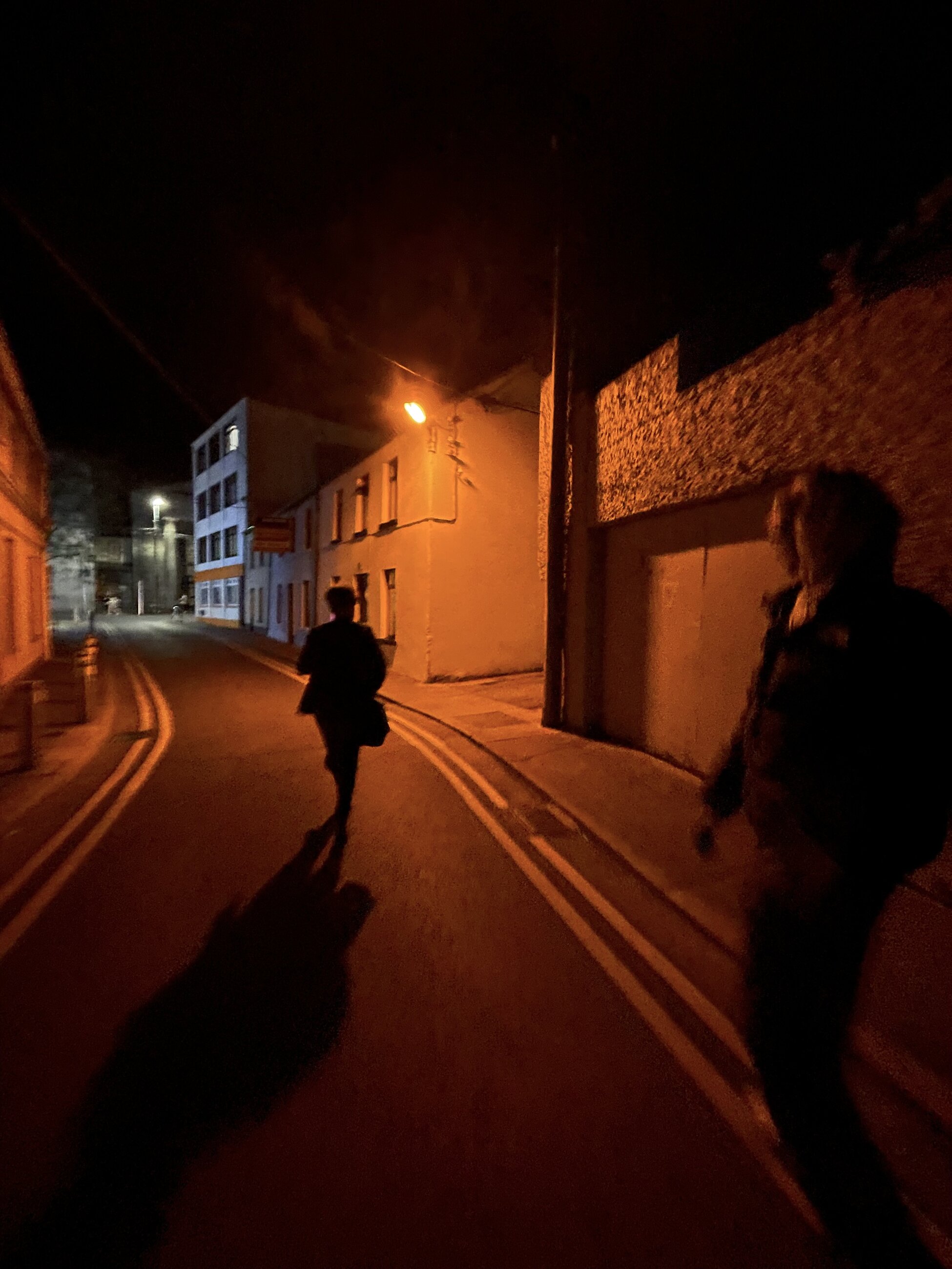 running in the streets of Galway