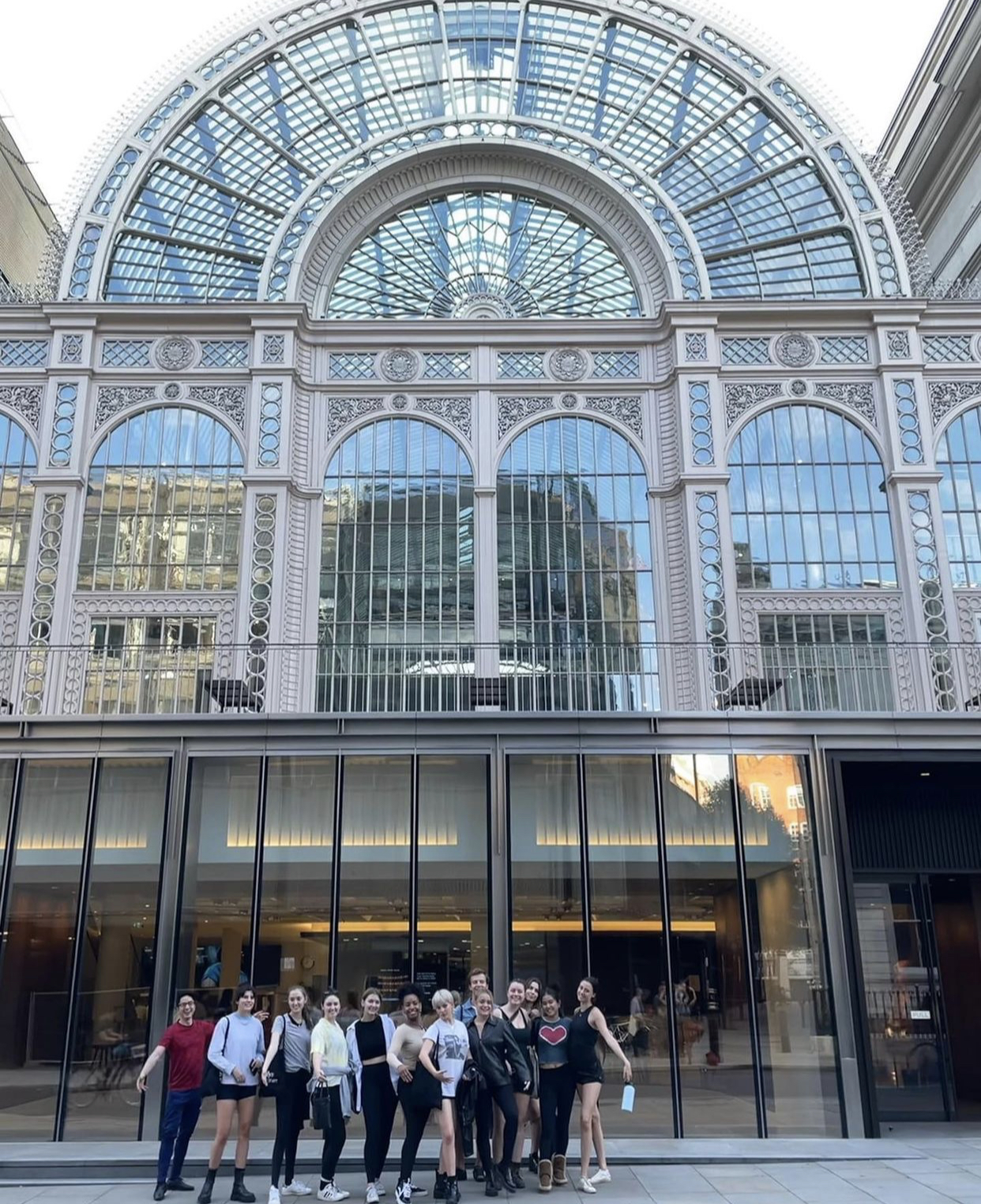 Us at the Royal Opera House post ballet class...