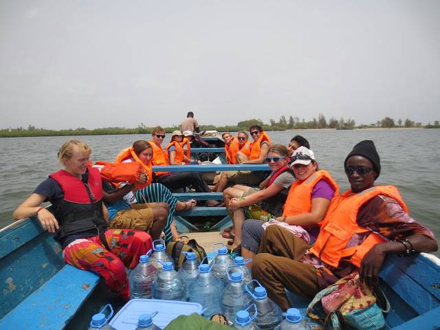 Traveling to the island of Niodior for our homestay experience