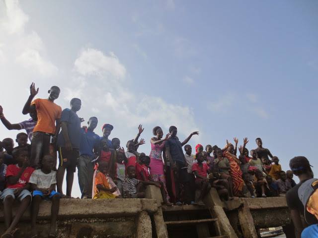 Saying goodbye to our homestay families in Niodior island