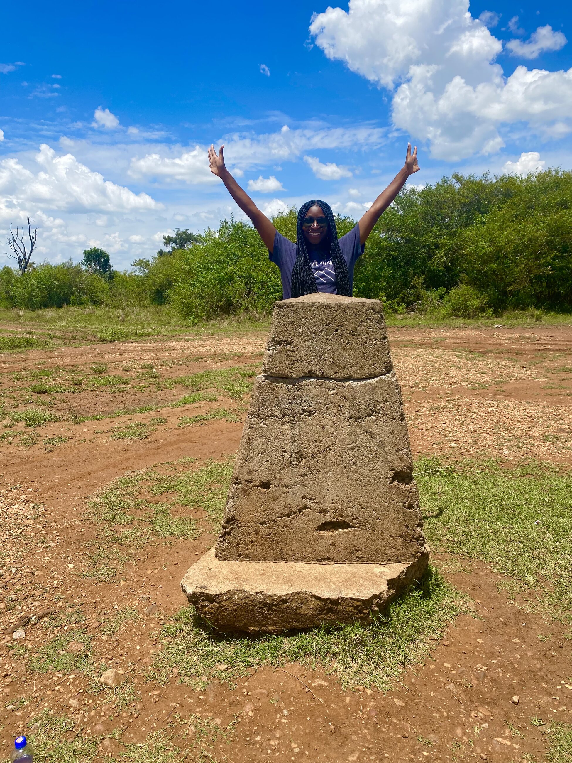 The split point b/w Maasai and Tanzania
