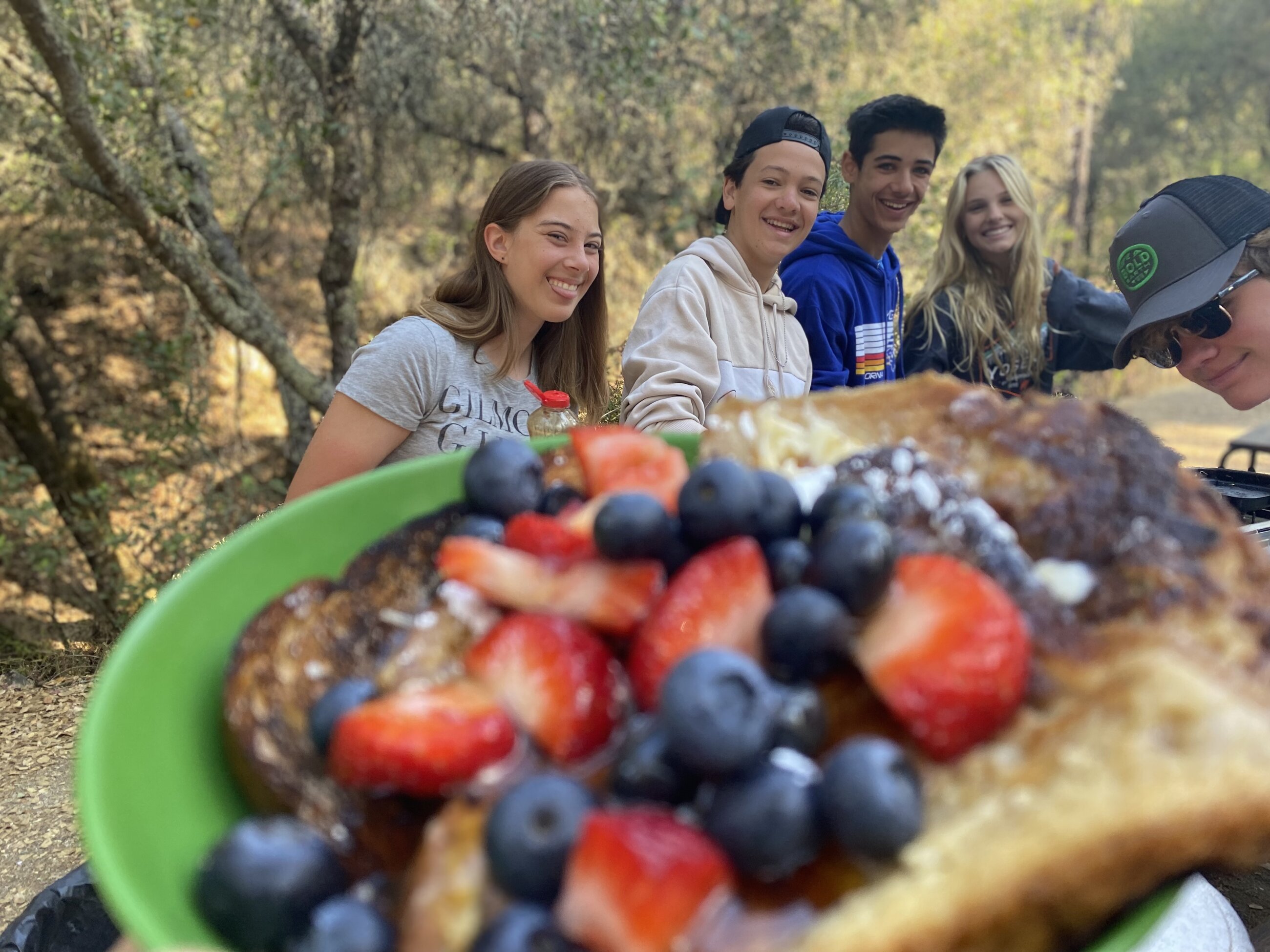 Camping breakfast