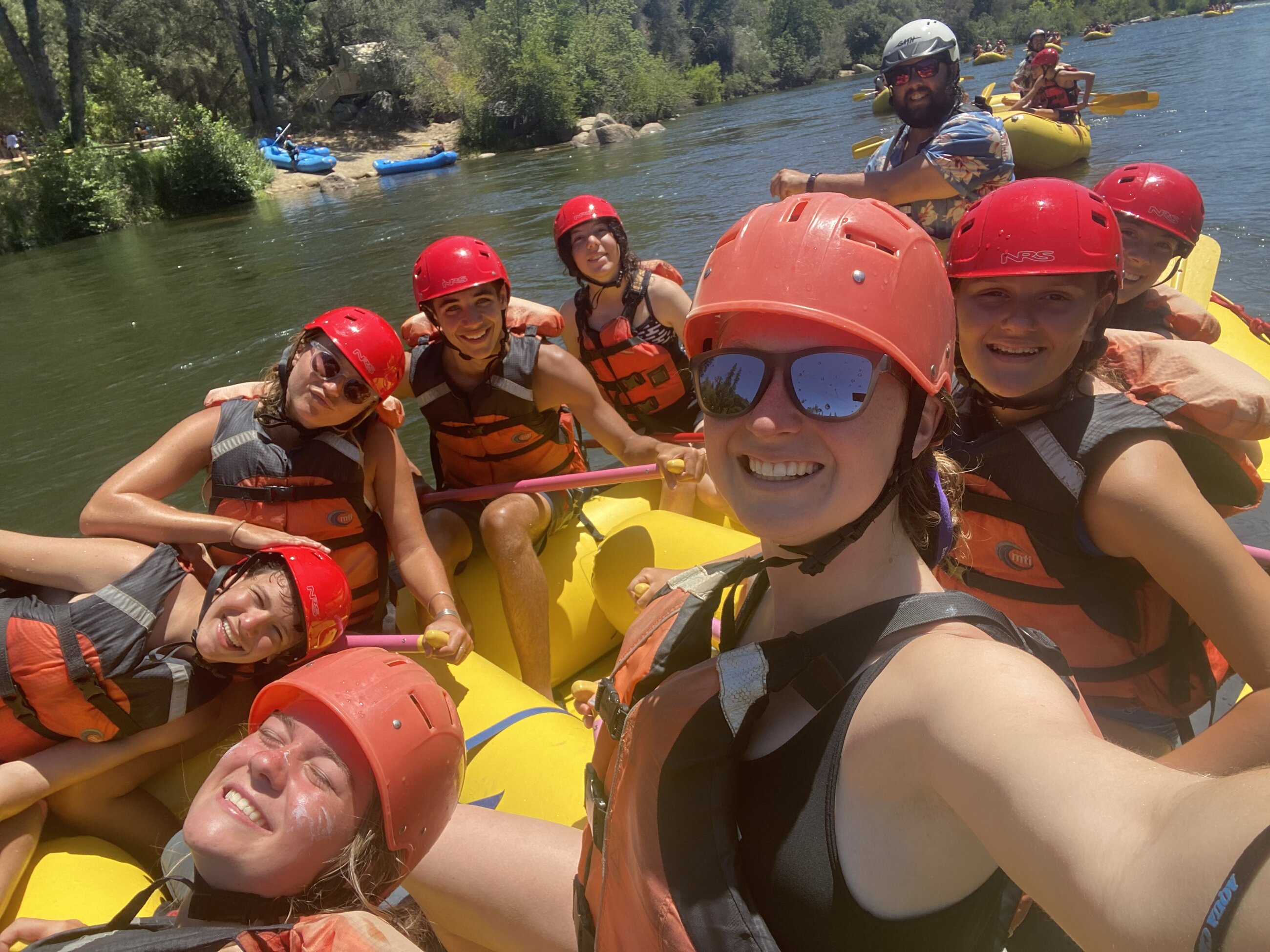 White water rafting!