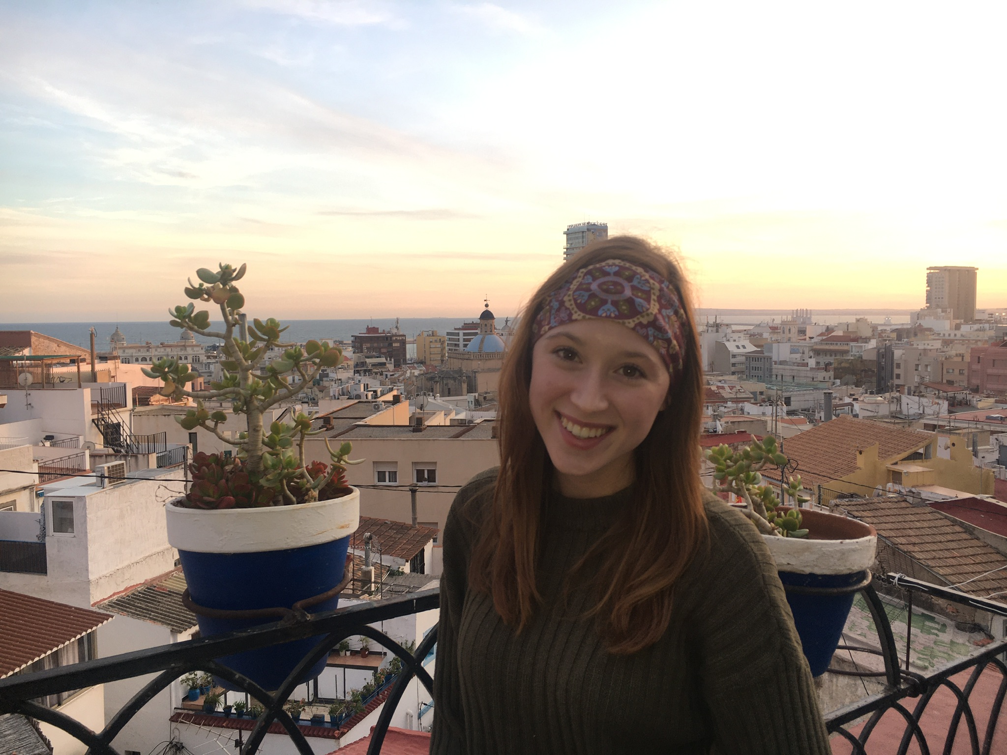 Headshot with City Backdrop