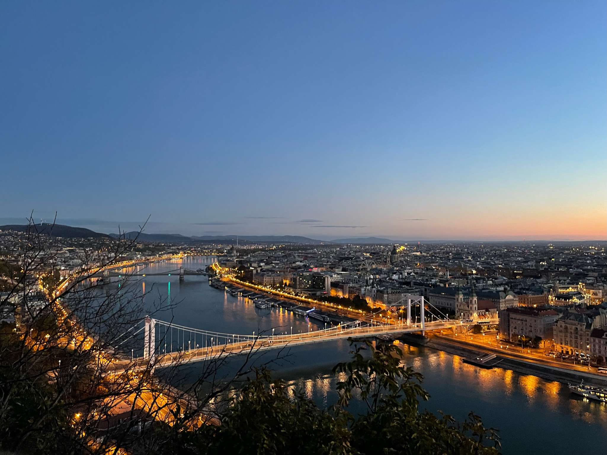 View of Pest from Gellért Hill