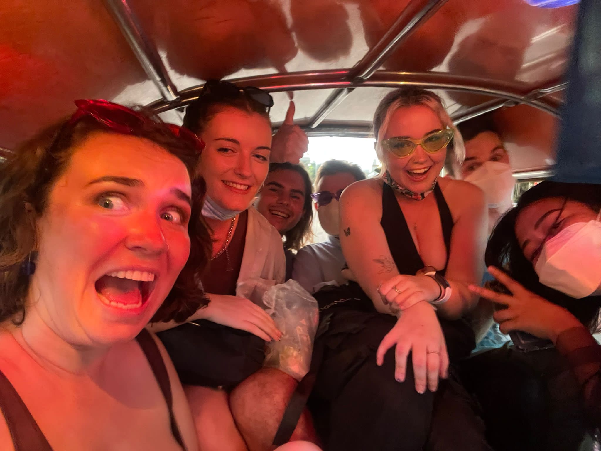 7 in a tuktuk isn't recommended but it's definitely possible