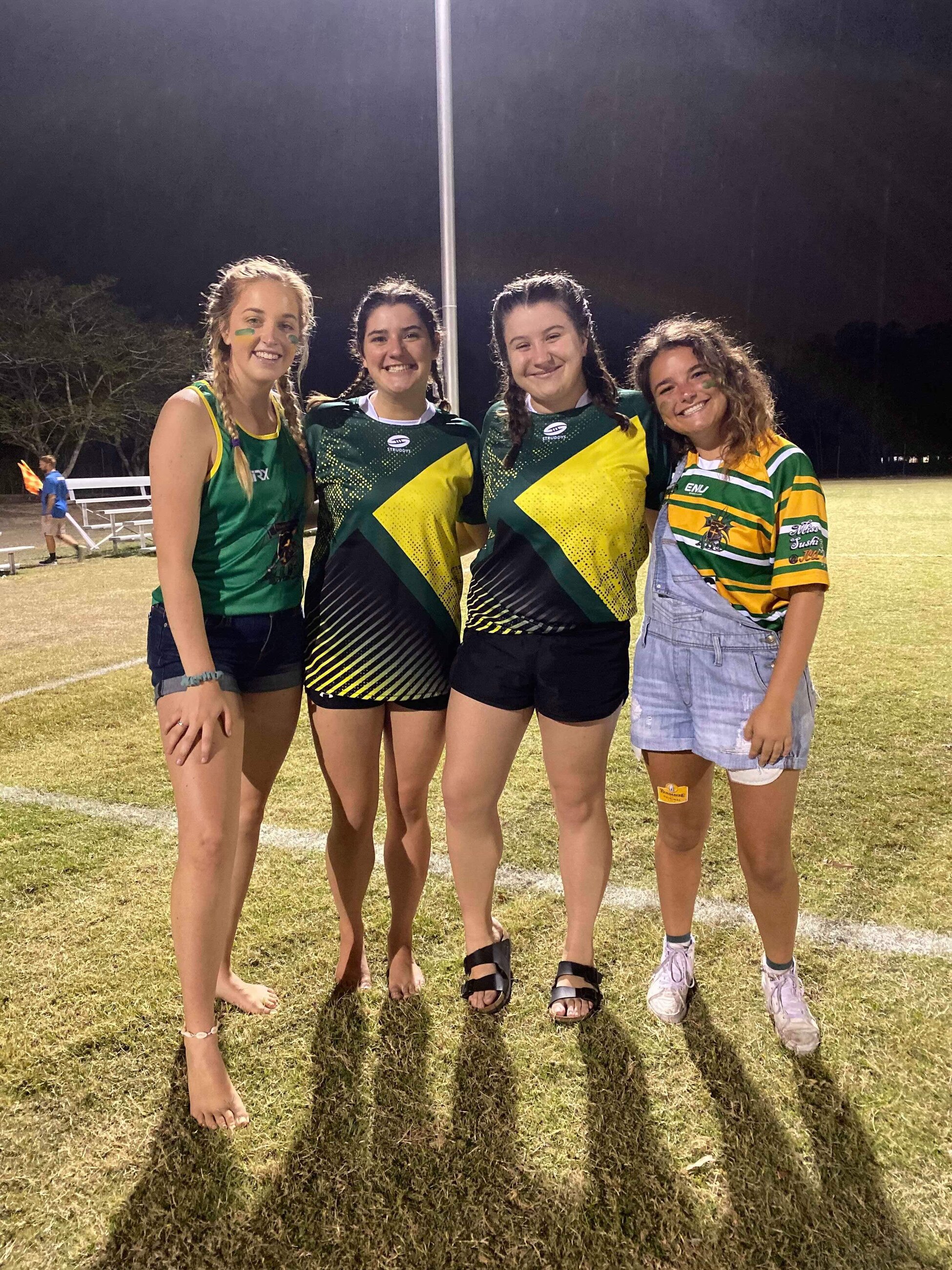 Cheering on Uni Hall in soccer finals