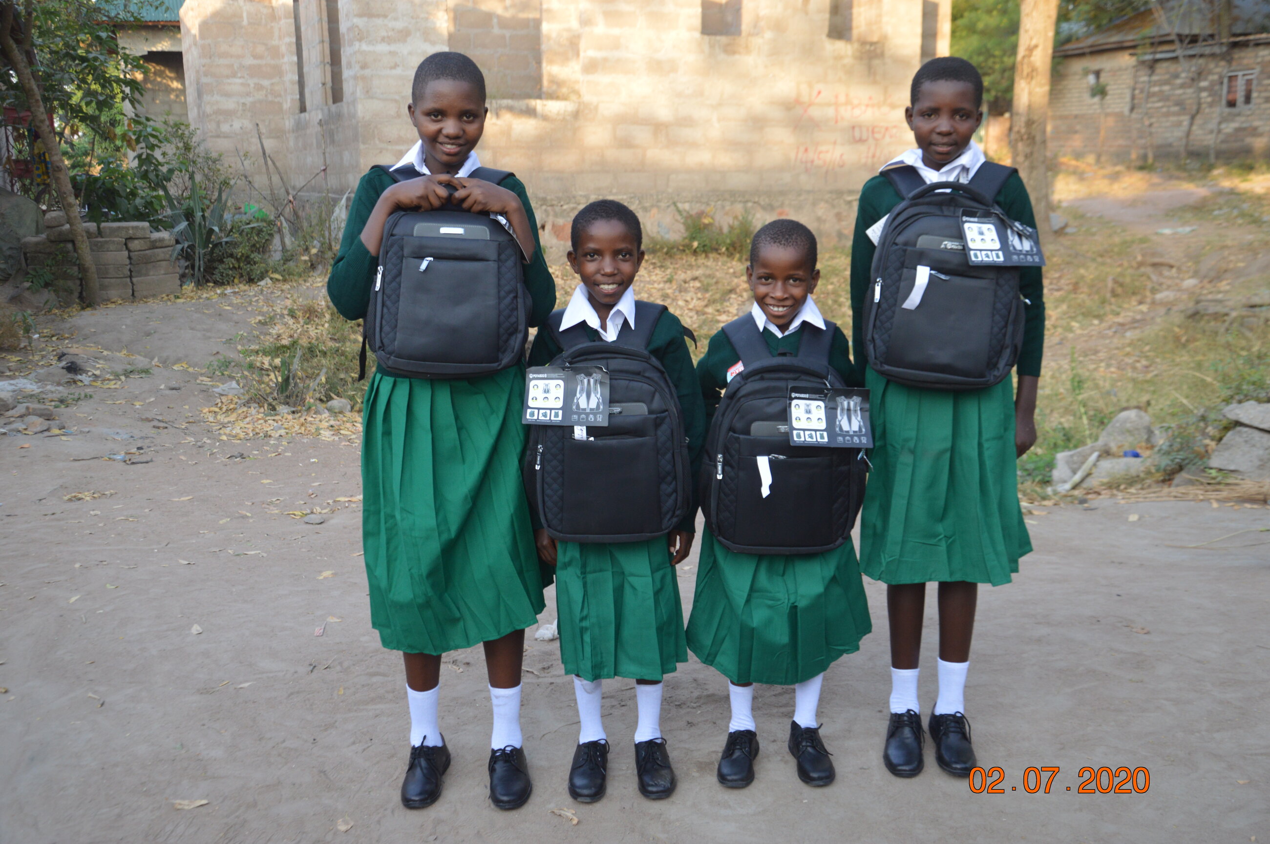 Girl child ready to go back to school