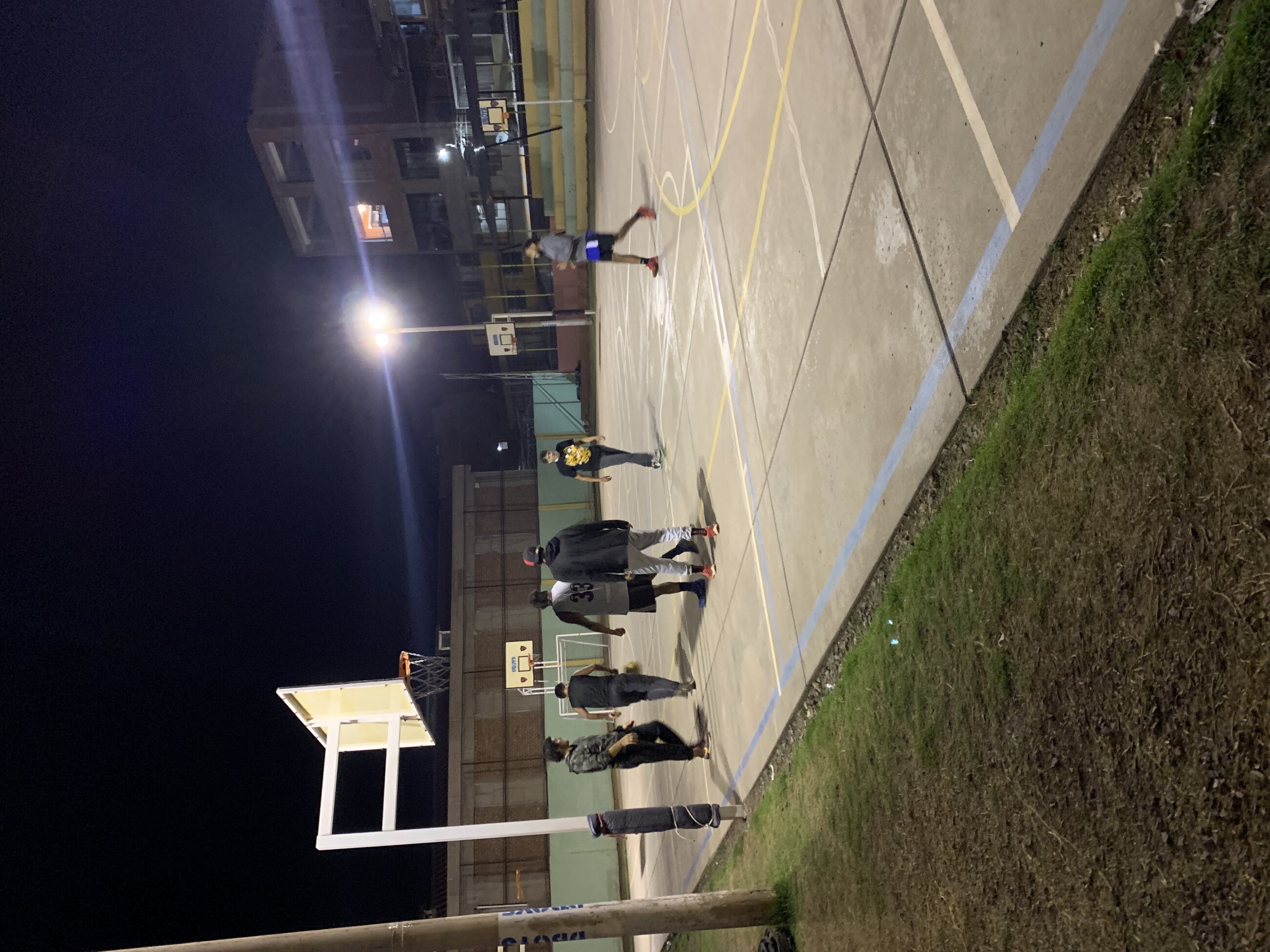 Practice at night 