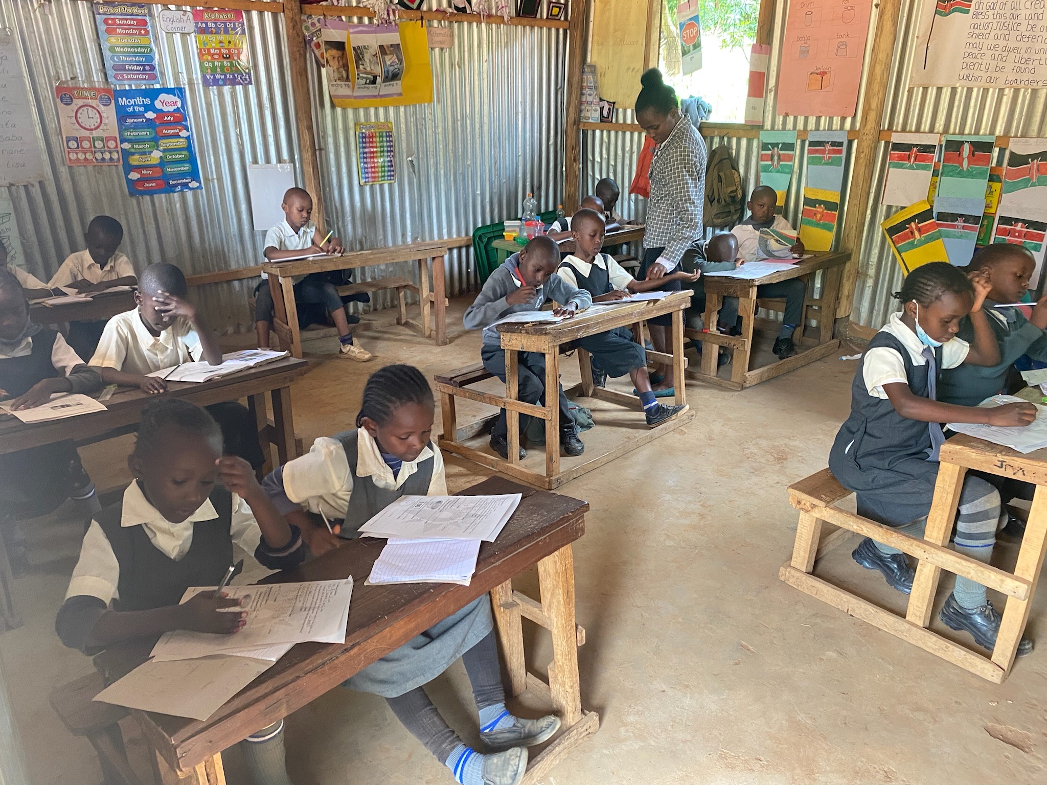 One of the classrooms- this is Grade 5 I believe