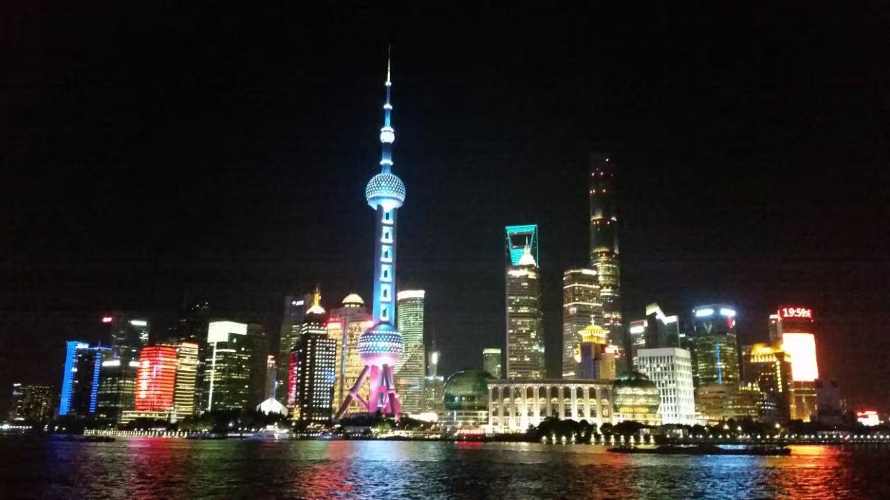 A night visit to the Bund, Shanghai